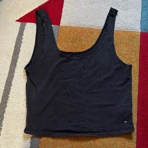 American Eagle Black Women's Tank Top - Classic Scoop Neck